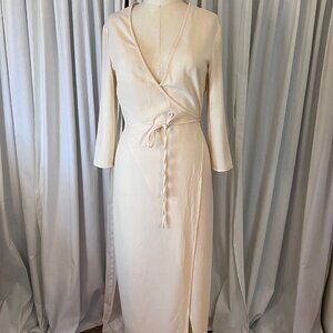 American Apparel Made in the U.S.A. Wrap Midi Dress